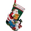 Picture of Bucilla Santa's List Stocking Felt Applique Kit-18" Long