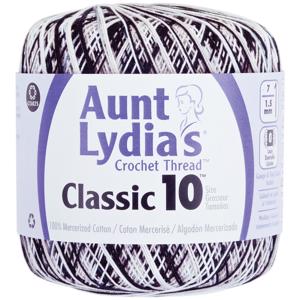 Aunt Lydia's Crochet Cotton Classic Jumbo Size 10, White