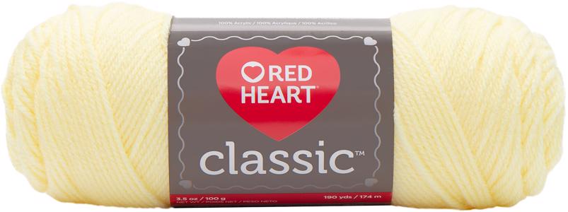 Red Heart Classic Yarn Yellow 073650629020 for sale online
