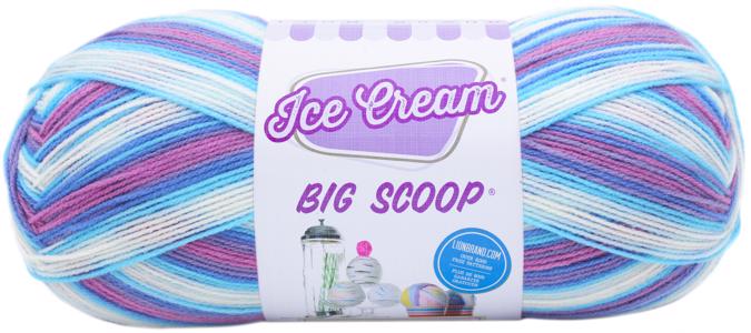 Lion Brand Yarn 922-206 Ice Cream Big Scoop Yarn, Tutti Frutti
