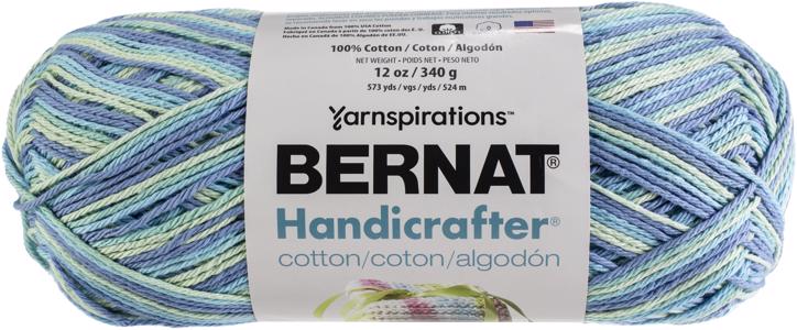 Bernat Handicrafter Cotton Ombres Yarn - June Bug