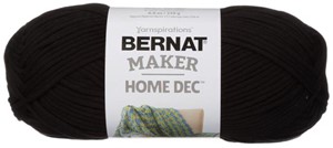 Picture of Bernat Bernat Maker Home Dec Yarn-Black