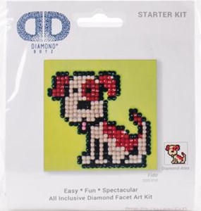 Picture of Diamond Dotz Diamond Embroidery Facet Art Kit 4.75"X4.75"-Fido