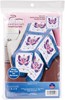 Picture of Janlynn Stamped Cross Stitch Quilt Blocks 15"X15" 6/Pkg-Butterfly Of Hope