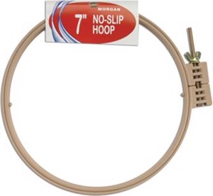 Picture of Morgan Plastic No-Slip Quilting Hoop 7"-