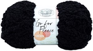 Picture of Lion Brand Go For Fleece Sherpa Yarn-Black