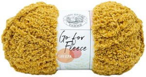 Picture of Lion Brand Go For Fleece Sherpa Yarn-Gold