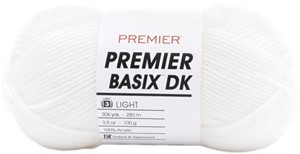 Picture of Premier Yarns Basix DK Yarn-White