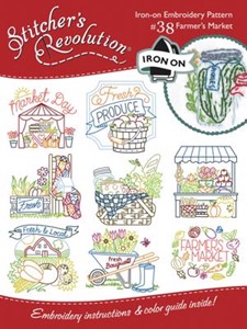 Picture of Stitcher's Revolution Iron-On Transfers-Farmer's Market