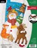 Picture of Bucilla Felt Stocking Applique Kit 18" Long-Snowman's Woodland Friends