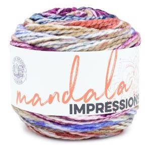 Picture of Lion Brand Mandala Impressions Yarn-Very Berry