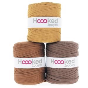 Picture of Hoooked Zpagetti Yarn- Camel cognac shades