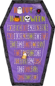 Picture of Bucilla Felt Wall Hanging Applique Kit-Halloween Countdown