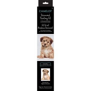 Picture of Camelot Dots Diamond Art Kit 11.8"X15.7"-Darling Puppy