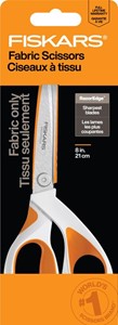 Picture of Fiskars RazorEdge(TM) SoftGrip(R) Fabric Scissors  -8" White Handle