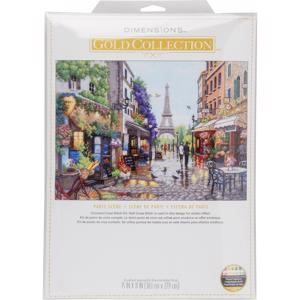 Picture of Dimensions Gold Collection Counted Cross Stitch 15"X11"-Paris Scene (16 Count)