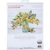 Picture of Dimensions Counted Cross Stitch Kit 14"X10"-Lemon Jar (14 Count)