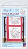 Picture of Jack Dempsey Stamped White Quilt Blocks 18"X18" 6/Pkg-2 Birds