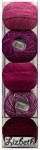 Picture of Lizbeth Specialty Pack Cordonnet Cotton Size 20 5/Pkg-Berry Kiss